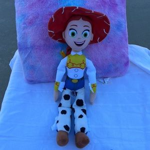 Disney Parks Toy Story Jessie Cowgirl 18" Pixar Plush Stuffed Doll Animal Toy